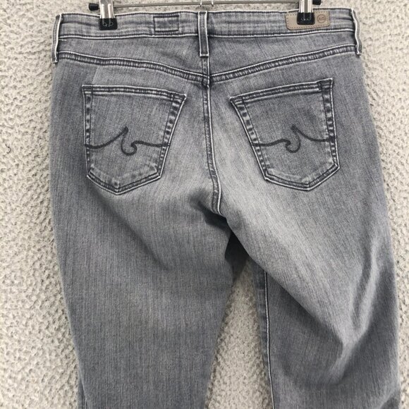 AG Adriano Goldschmied Jeans Womens 29 Gray Houndstooth Leggings Ankle Skinny - Picture 4 of 14